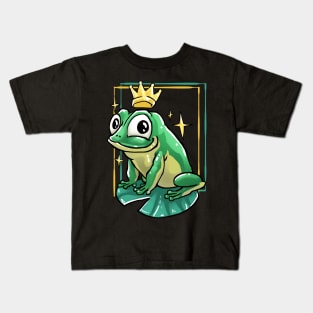 frog prince Kids T-Shirt